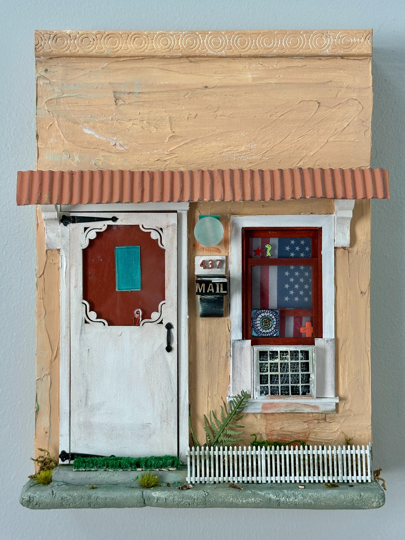 Rustic Rowhome, 8" x 10" x 1.75"