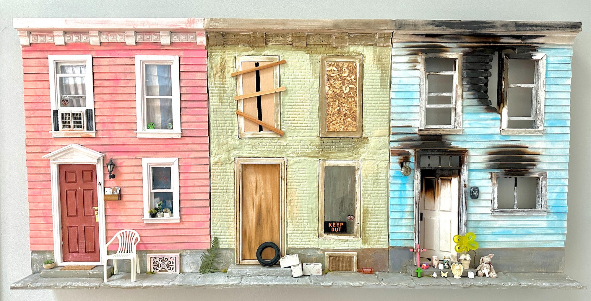 The Cycle, 20" x 36" x 1.75", SOLD