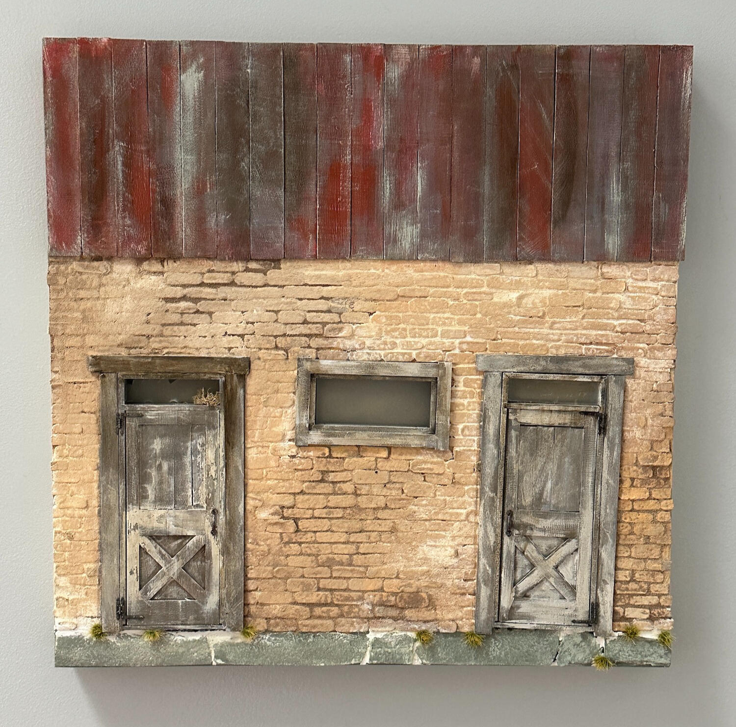 Rustic Barn, 18&quot; x 18&quot; x 1.75&quot;, SOLD