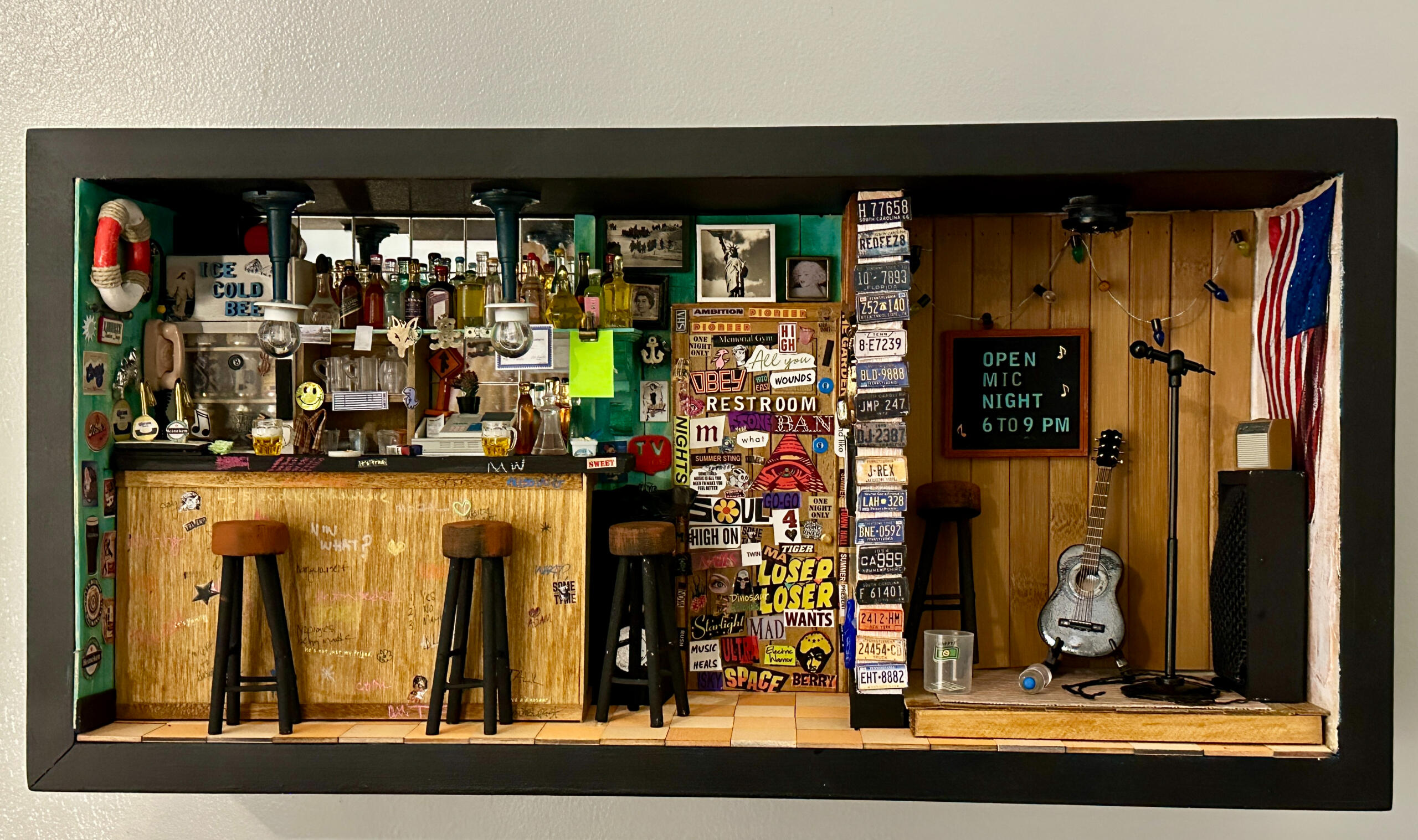 Open Mic Night, 20&quot; L x 10&quot; H x 5&quot; W