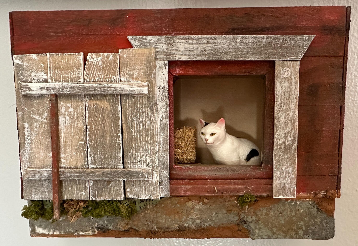 Barn Cat, 5&quot; x 7&quot; x 1.75&quot;